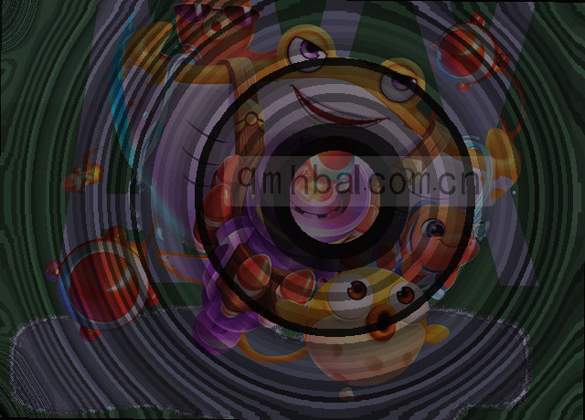 服务地图上蓝色光点闪烁